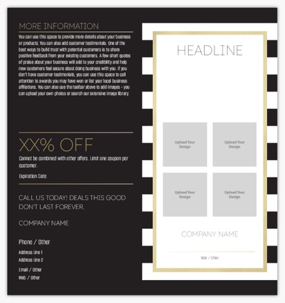 Design Preview for Templates for Modern & Simple Brochures , Bi-fold DL