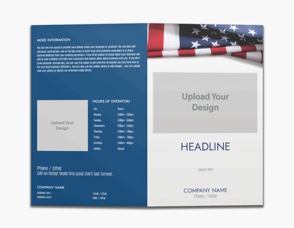 Design Preview for Design Gallery: Military Custom Brochures, 8.5" x 11" Bi-fold