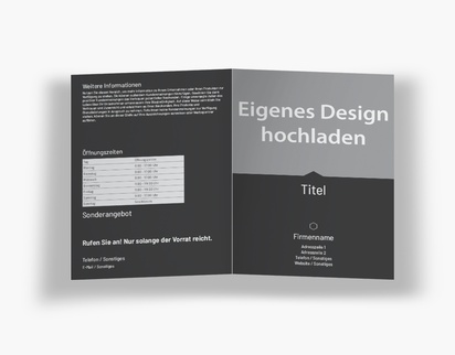 Designvorschau für Designgalerie: Falzflyer Fotografie, Einbruchfalz A5 (148 x 210 mm)