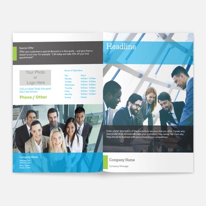 Design Preview for Design Gallery: Business Consulting Brochures, A5 Bi-fold