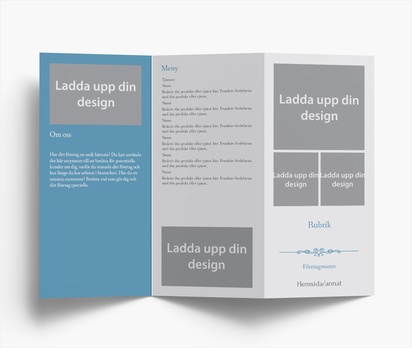 Förhandsgranskning av design för Designgalleri: Elegant Broschyrer, Z-falsning DL (99 x 210 mm)