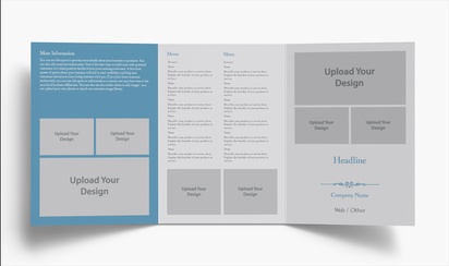 Design Preview for Design Gallery: Elegant Folded Leaflets, Tri-fold A4 (210 x 297 mm)