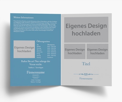 Designvorschau für Designgalerie: Falzflyer Immobilien, Einbruchfalz A5 (148 x 210 mm)