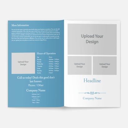 Design Preview for Design Gallery: Conservative Brochures, A5 Bi-fold