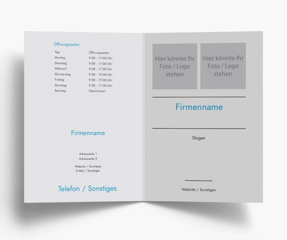 Designvorschau für Designgalerie: Falzflyer, Einbruchfalz A5 (148 x 210 mm)