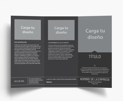 Vista previa del diseño de Galería de diseños de flyers y folletos para eventos, Tríptico DL (99 x 210 mm)