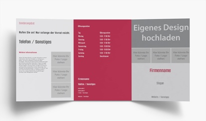 Designvorschau für Designgalerie: Falzflyer, Wickelfalz A5 (148 x 210 mm)