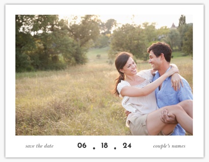 Design Preview for Traditional & Classic Save the Date Magnets Templates