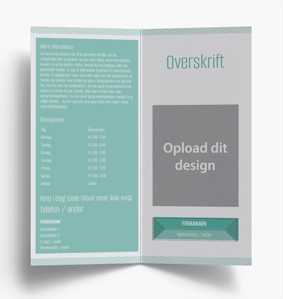 Forhåndsvisning af design for Designgalleri: Erhvervsservicer Brochurer, Midterfals DL (99 x 210 mm)
