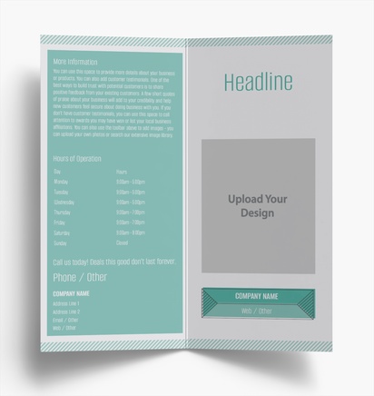 Design Preview for Design Gallery: Marketing Folded Leaflets, Bi-fold DL (99 x 210 mm)