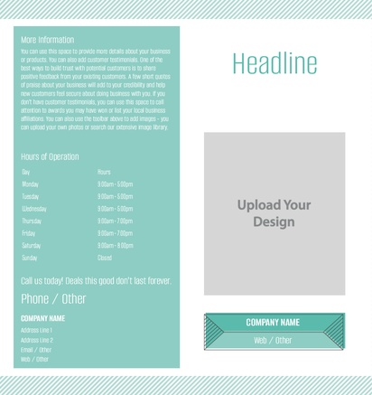 Design Preview for Design Gallery: Marketing & Public Relations Folded Leaflets, Bi-fold DL (99 x 210 mm)