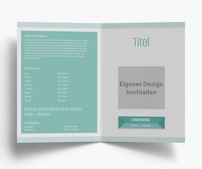 Designvorschau für Designgalerie: Falzflyer Informationstechnologie, Einbruchfalz A5 (148 x 210 mm)