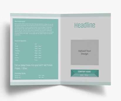 Design Preview for Design Gallery: Advertising Folded Leaflets, Bi-fold A5 (148 x 210 mm)