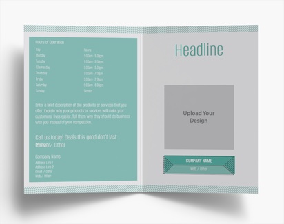 Design Preview for Design Gallery: Journalism & Media Folded Leaflets, Bi-fold A6 (105 x 148 mm)