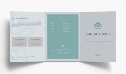 Design Preview for Design Gallery: Spas Folded Leaflets, Tri-fold A5 (148 x 210 mm)