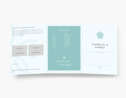 Vista previa del diseño de Galería de diseños de folletos plegados para salud y bienestar, Tríptico A4 (210 x 297 mm)