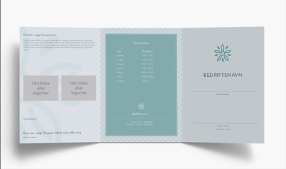 Forhåndsvisning av design for Designgalleri: Brosjyrer, 3-fløyet A4 (210 x 297 mm)