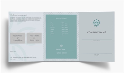 Design Preview for Design Gallery: Elegant Brochures, Tri-fold A4