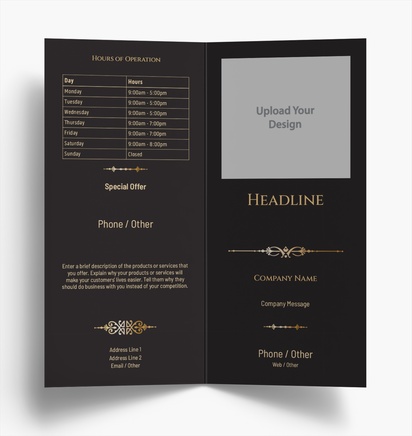 Design Preview for Flyers for Events: Templates and Examples, Bi-fold DL
