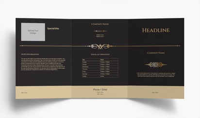 Design Preview for Design Gallery: Elegant Folded Leaflets, Tri-fold A5 (148 x 210 mm)