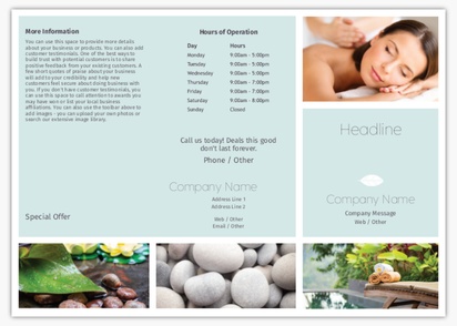 Design Preview for Design Gallery: Beauty & Spa Flyers and Pamphlets, Tri-fold DL