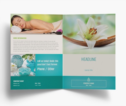 Design Preview for Design Gallery: Health & Wellness Flyers & Leaflets, Bi-fold A5 (148 x 210 mm)