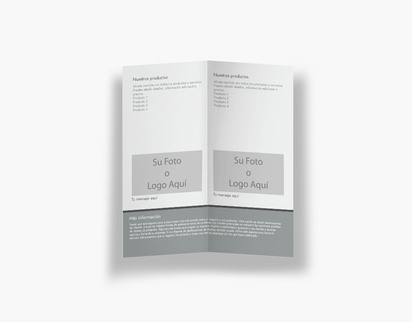 Vista previa del diseño de Galería de diseños de folletos plegados para servicios empresariales, Díptico DL (99 x 210 mm)