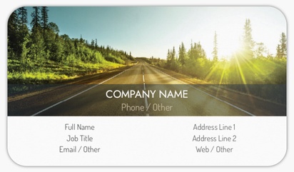 Design Preview for Design Gallery: Health & Wellness Rounded Corner Business Cards, Standard (3.5" x 2")