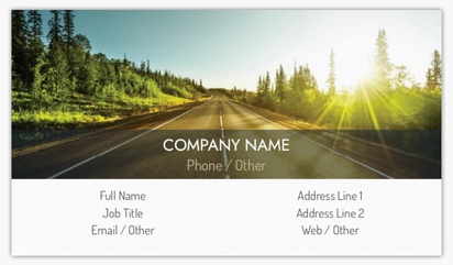 Design Preview for Design Gallery: Paving Matte Visiting Cards, Standard (89 x 51 mm)