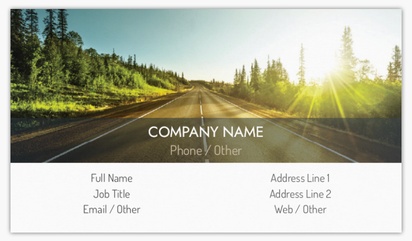 Design Preview for Design Gallery: Trucking Standard Visiting Cards
