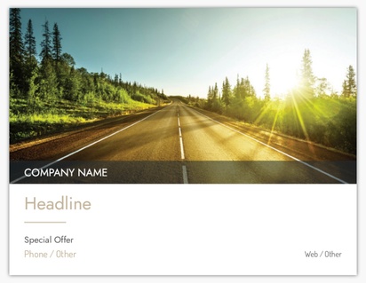 Design Preview for Automotive & Transportation Postcards Templates, 4.2" x 5.5"