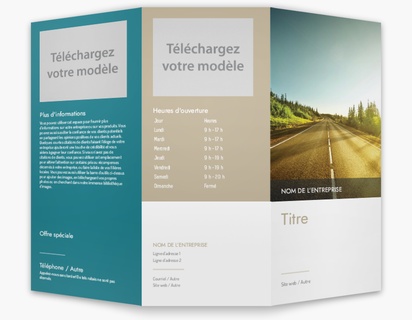 Aperçu du graphisme pour Galerie de modèles : Dépliants, Finance et assurances, 8.5 x 11 po Trois volets