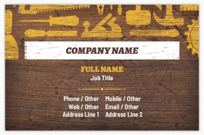 Design Preview for Design Gallery: Conservative Textured Uncoated Business Cards