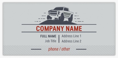 Design Preview for Design Gallery: Auto Rental Slim Business Cards