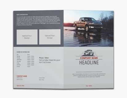 Design Preview for Design Gallery: Trucking Custom Brochures, 8.5" x 11" Bi-fold