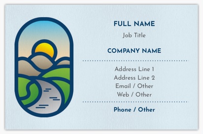Design Preview for Design Gallery: Guidance & Counseling Natural Uncoated Business Cards
