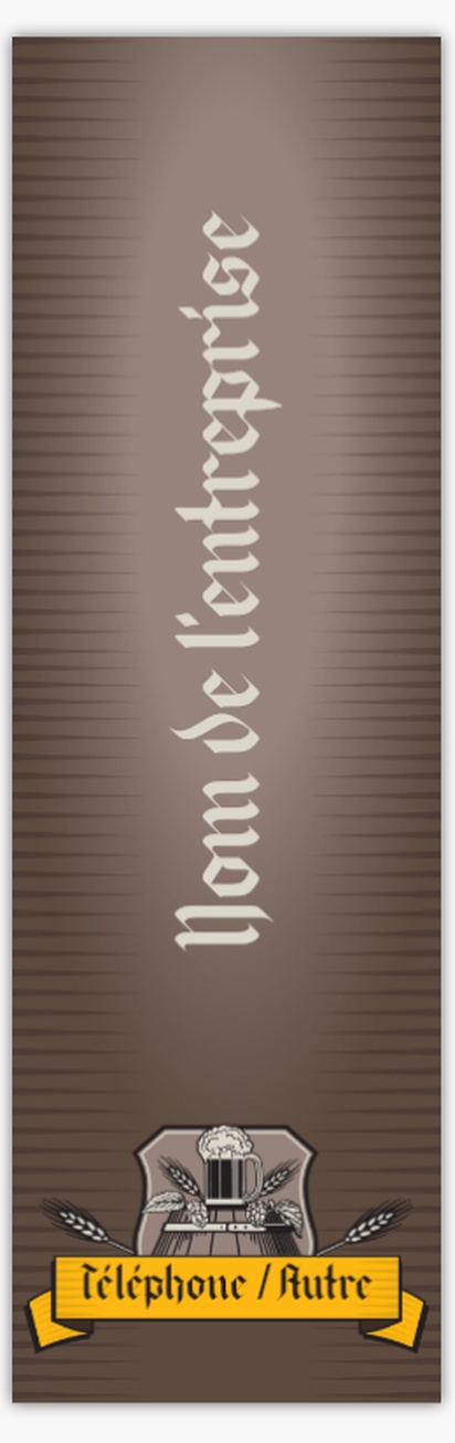 Aperçu du graphisme pour Galerie de modèles : banderoles vinyle pour vins et spiritueux, 76 x 244 cm