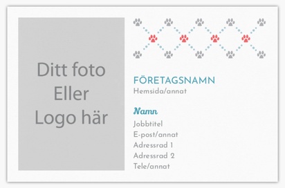 Förhandsgranskning av design för Designgalleri: Djuraffär Extratjocka visitkort, Standard (85 x 55 mm)