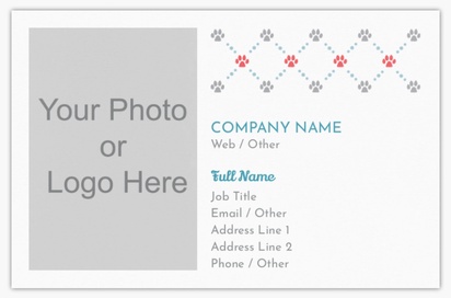 Design Preview for Design Gallery: Animals Glossy Business Cards