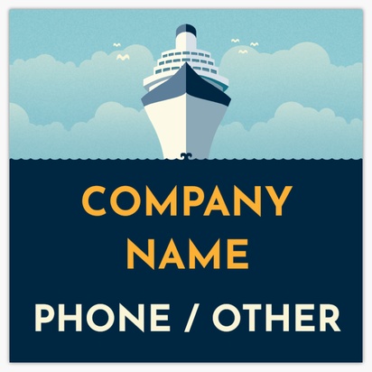 Design Preview for Design Gallery: Boats & Maritime Vinyl Banners, 122 x 122 cm