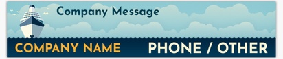 Design Preview for Design Gallery: Boats & Maritime Vinyl Banners, 76 x 366 cm