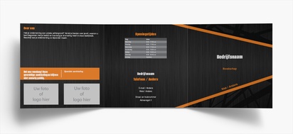 Voorvertoning ontwerp voor Ontwerpgalerij: Lassen en metaalbewerking Flyers en folders, Drieluik 210 x 210 mm