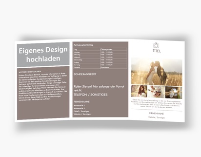 Designvorschau für Designgalerie: Falzflyer Kunst & Unterhaltung, Wickelfalz A5 (148 x 210 mm)
