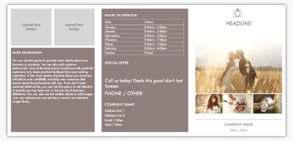 Design Preview for Design Gallery: Photography Flyers, Tri-fold A6