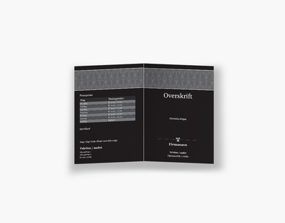 Forhåndsvisning af design for Designgalleri: Brochurer, Midterfals A6 (105 x 148 mm)