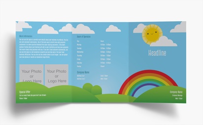 Design Preview for Design Gallery: Special Education Folded Leaflets, Tri-fold A6 (105 x 148 mm)