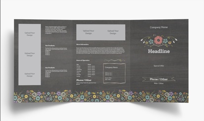Design Preview for Design Gallery: Florists Folded Leaflets, Tri-fold A4 (210 x 297 mm)
