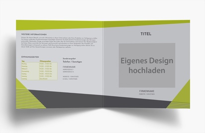 Designvorschau für Designgalerie: Falzflyer Marketing & Kommunikation, Einbruchfalz Quadratisch (148 x 148 mm)