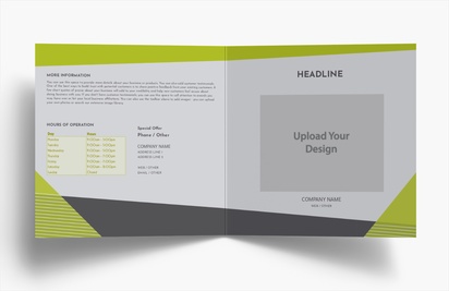 Design Preview for Design Gallery: Business Services Folded Leaflets, Bi-fold Square (148 x 148 mm)