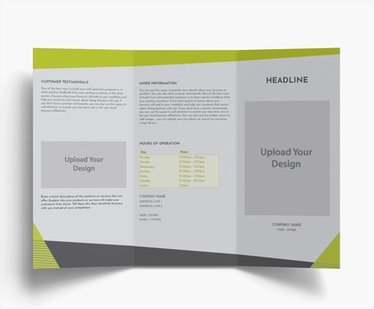 Design Preview for Design Gallery: Marketing & Public Relations Folded Leaflets, Tri-fold DL (99 x 210 mm)